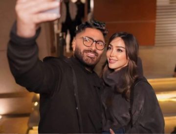 بسمة بوسيل وتامر حسني سويا لهذا السبب