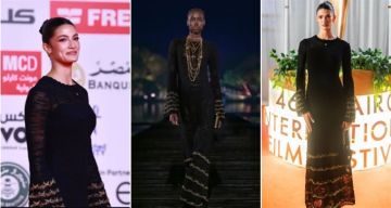 شرطة_الموضة: تارا عماد بفستان بسيط من Chanel في ختام مهرجان القاهرة السينمائي ... سعره 250 ألف جنيه