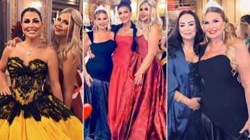 بإطلالات كلاسيكية ملكية ... يسرا وريهام حجاج وجومانا مراد وبوسي شلبي في حفل الجراند بول بقصر ...
