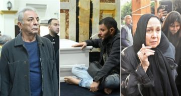 أحمد في أمريكا ... أشرف زكي ومحمود حميدة وشيرين يودعون سمية الألفي