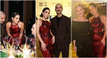 بسنت شوقي ومحمد فراج يلتقيان بكريستين دانست وريز أحمد في سهرة ضمن فعاليات مهرجان البحر الأحمر ...