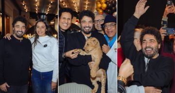 فارس وشذى ومحمد قماح ضمن الحضور النجوم يحتفلون بعيد ميلاد حميد الشاعري