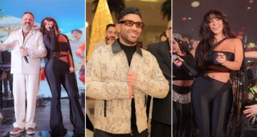 بشرى وإدوارد ومي سليم من بينهم ... النجوم في حفل أحمد سعد