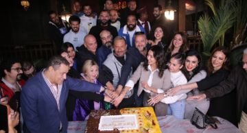 رمضان 2026 - بحضور ماجد المصري وأمل بوشوشة وإيهاب فهمي وفادية عبد الغني ... أسرة مسلسل أولاد ...