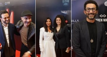 منى زكي ومحمد فراج في العرض الخاص لفيلم ... أحمد حلمي يساند زوجته