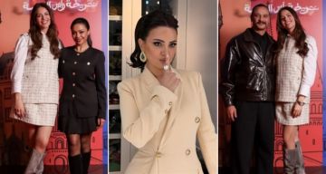 ريهام عبد الغفور تتألق في العرض الخاص لفيلم خريطة رأس السنة زوجها أول الداعمين وحضور محمد سلام ...