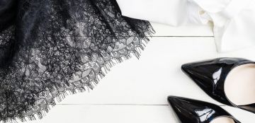 دليل شامل لاختيار فستان دانتيل اسود وكيفية تنسيقه بأناقة عالية