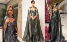 شرطة_الموضة: ليلى علوي بفستان فضي ميتاليك في مهرجان البحر الأحمر السينمائي ... سعره 55 ألف جنيها