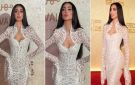  شرطة_الموضة: نور الغندور بفستان من الدانتيل والتل في افتتاح البحر الأحمر السينمائي سعره 328 ألف جنيه