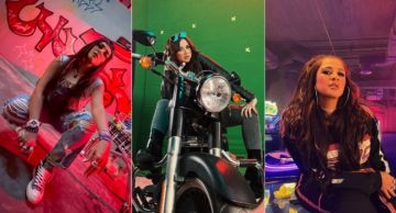 ياسمين عبد العزيز في كواليس أحدث إعلاناتها ... جرافيتي ودراجات نارية وألعاب فيديو