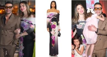  شرطة_الموضة: زوجة محمد إمام بفستان أنيق مزين بالورود في حفل زفاف ابنة عصام إمام ... سعره في متناول اليد