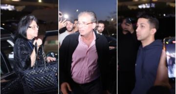 خالد يوسف وإسعاد يونس وهشام جمال في عزاء سليمان عيد خالد يوسف وإسعاد يونس وهشام جمال في عزاء سليمان عيد