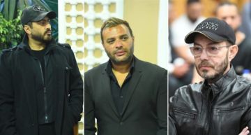 تامر حسني ومصطفى قمر وسامو زين وأحمد زاهر بين المعزيين في عزاء حماة رامي صبري