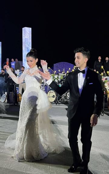 فستان زفاف ليلى أحمد زاهر من تصميم زهير مراد... بكل تفاصيله الساحرة