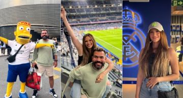 خالد عليش وميرهان عمرو يوثقان رحلتهما إلى مدريد وبرشلونة ... حضرا مباراة في ملعب سنتياجو بيرنابيو الشهير خالد عليش وميرهان عمرو يوثقان رحلتهما إلى مدريد وبرشلونة ... حضرا مباراة في ملعب سنتياجو بيرنابيو الشهير