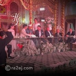 الخطيب يشهد على عقد قران ليلى أحمد زاهر وهشام جمال (فيديو)
