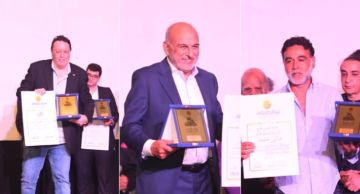 تكريم جمال سليمان وهاني خليفة في ختام مهرجان جمعية الفيلم الـ 51 تكريم جمال سليمان وهاني خليفة في ختام مهرجان جمعية الفيلم الـ 51