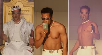 ظهر على المسرح بالتاج والشيشة وقبل الباسبور المصري لقطات من الحفل الثاني لـ محمد رمضان بمهرجان كوتشيلا فالي 