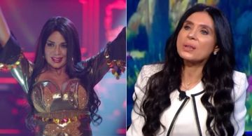 فيديو دينا: رانيا يوسف مابتعرفش ترقص ... شوفتها لابسة بدلة رقص ضحكت