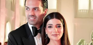 نارين بيوتي تستعد لزفافها بإطلالتين مميزتين باللون الأبيض آخرها في حفل توديع عزوبيتها