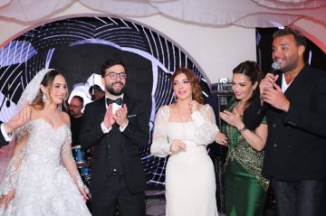 أصالة تحتفل بزفاف نجل شقيقتها بأجواء ممتعة وحماسية (فيديو)