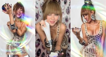 تورتة وشموع على أسطوانات ... ميريام فارس تحتفل بعيد ميلادها بإطلالة لامعة تورتة وشموع على أسطوانات ... ميريام فارس تحتفل بعيد ميلادها بإطلالة لامعة