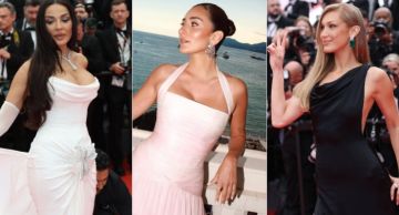 أمينة خليل ونادين نسيب نجيم وبيلا حديد من بينهم ... إطلالات مبهرة للنجوم في حفل افتتاح مهرجان كان السينمائي