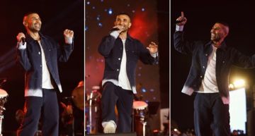 غنى لـ كاظم الساهر لقطات من حفل أحمد سعد في بغداد غنى لـ كاظم الساهر لقطات من حفل أحمد سعد في بغداد