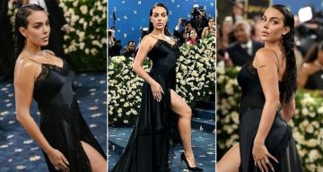 جورجينا رودريجيز بفستان أسود يشبه قميص النوم في أول حضور لها بحفل ميت جالا مستوحى من إطلالة للأميرة ديانا جورجينا رودريجيز بفستان أسود يشبه قميص النوم في أول حضور لها بحفل ميت جالا مستوحى من إطلالة للأميرة ديانا