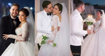 رنا رئيس تخطف الأنظار بإطلالتها في حفل زفافها رنا رئيس تخطف الأنظار بإطلالتها في حفل زفافها