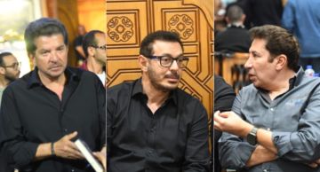 مصطفى شعبان ووليد توفيق وهاني رمزي من بينهم ... النجوم في عزاء المنتج وليد مصطفى زوج كارول سماحة مصطفى شعبان ووليد توفيق وهاني رمزي من بينهم ... النجوم في عزاء المنتج وليد مصطفى زوج كارول سماحة