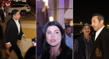 جومانا مراد وحسن عسيري وخالد أبو بكر من بينهم ... نجوم الفن والإعلام في عزاء زوج كارول سماحة المنتج وليد مصطفى