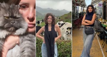 إيمان العاصي تستمتع بالريف الأوروبي وسط الأبقار والخضرة - صور