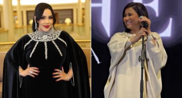 شيماء سيف تدعم شيرين عبد الوهاب بعد اعتراض جمهور موازين على غنائها بلاي باك : بحبك يا شوشو يا نجمة كبيرة