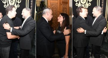 زينة ومحمد رياض وهاني رمزي من بينهم ... نجوم الفن والإعلام والثقافة في عزاء والد تامر عبد المنعم