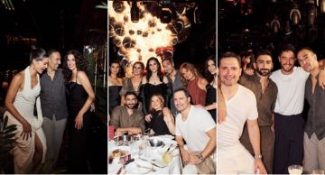 يسرا ورزان جمال وتارا عماد وصبا مبارك وأحمد مالك وظافر العابدين في احتفالية Cartier في تركيا