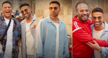 أحمد فهمي وحاتم صلاح وأحمد عبد الحميد في الصور الأولى من كواليس مسلسل ابن النادي 