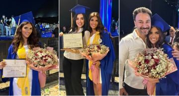 مي فاروق تحتفل بتخرج ابنتها من المدرسة الثانوية ... وتوجه رسالة لزوجها محمد العمروسي مي فاروق تحتفل بتخرج ابنتها من المدرسة الثانوية ... وتوجه رسالة لزوجها محمد العمروسي