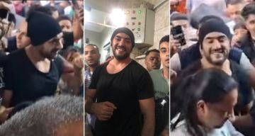 أحمد العوضي يشارك جماهيره في عين شمس صلاة العيد - فيديو أحمد العوضي يشارك جماهيره في عين شمس صلاة العيد - فيديو