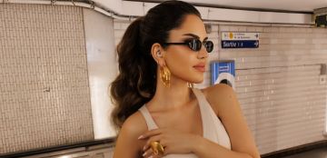 نجود الرميحي تقلد إطلالة كيندال جينر خلال تواجدها في أسبوع الموضة في باريس