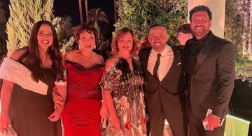 أول ظهور لـ إيمي سمير غانم بعد إنجاب ابنتها فادية 