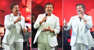 بوسي شلبي وغادة رجب ضمن الحضور لقطات من حفل وليد توفيق في مهرجان مراسي