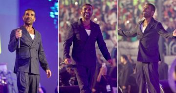 أحمد سعد ببدلة أنيقة في حفله باستاد القاهرة أحمد سعد ببدلة أنيقة في حفله باستاد القاهرة