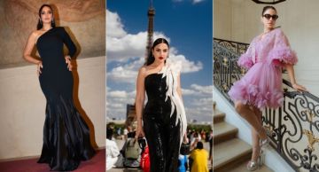 درة تستعرض إطلالاتها المختلفة في أسبوع الأزياء الراقية الباريسي