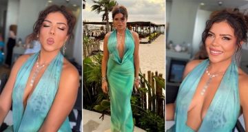 شرطة_الموضة: ناهد السباعي بإطلالة جريئة وفستان مكشوف الصدر من Zara سعره 4 آلاف جنيه شرطة_الموضة: ناهد السباعي بإطلالة جريئة وفستان مكشوف الصدر من Zara سعره 4 آلاف جنيه