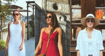 من البندقية إلى فلورنسا .. أمينة خليل تستكشف جمال المدن الإيطالية برفقة زوجها أحمد زعتر