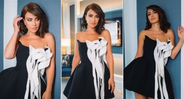 صبا مبارك بفستان أسود قصير من تصميم ليث معلوف في جلسة تصوير جديدة صبا مبارك بفستان أسود قصير من تصميم ليث معلوف في جلسة تصوير جديدة