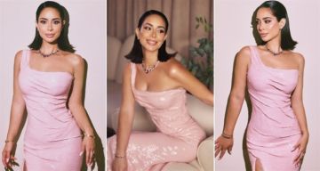  شرطة_الموضة: بسنت شوقي بفستان لامع يظهر رشاقتها في أحدث جلسة تصوير سعره 107 ألف جنيه