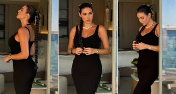 ياسمين صبري تعود للضفيرة الطويلة في أحدث جلسة تصوير صيفية