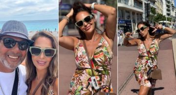 من الساحل الشمالي إلى الريفيرا الفرنسية ... داليا البحيري تصل فرنسا لقاء إجازتها الصيفية